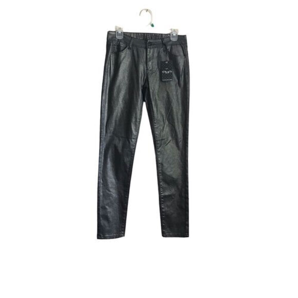 NWT H & G Women's Gun Metal Metallic Jeans Size 11‎